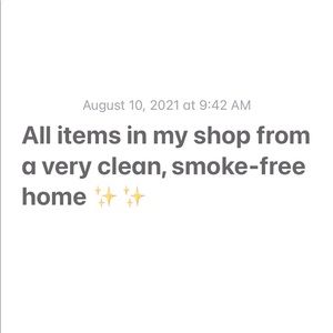 All items from a very clean, smoke-free home